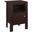 Homeroots Cappuccino Particle Board Laminate Coat Rack