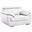 Homeroots Captivating White Leather Chair
