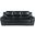 Homeroots Chic Black Leather Sofa
