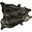 Chocolate And Gold Cowhide Area Rug - 5' x 7'