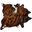 Homeroots Classic And Brindle Cowhide Rug