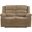 Homeroots Contemporary Beige Fabric Loveseat 329372