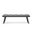 Homeroots Dark Grey Faux Leather Bench 372147