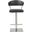 Homeroots Dark Stainless Steel Bar Stool