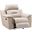 Homeroots Fascinating Beige Leather Chair