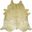 Gold Devore Brindled Cowhide Rug - 6'