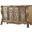 Homeroots Gold Patina Bone Wood Poly Resin Dresser And Server