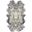 Homeroots Gradient Gray Quattro Sheepskin Area Rug