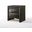 Homeroots Gray Oak Rubber Wood Nightstand