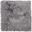 Homeroots Gray Sheepskin Seat And Chair Cover