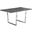 Homeroots Grey Particle Board Metal Dining Table 332625