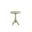 Homeroots Light Green Solid Wood Leg Side Table 286301