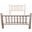 Homeroots Light Honey Wood Twin Bed 370298