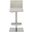 Homeroots Light Stainless Steel Bar Stool 370625