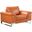 Homeroots Lovely Camel Leather Chair
