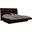 Homeroots Modern Queen Wenge High Gloss Bed