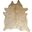 Natural And Gold Cowhide Area Rug - 6' x 7'