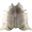 Natural Grey Brindled Cowhide Rug - 6'