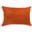 Homeroots Orange Cowhide Pillow 316870