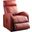 Homeroots Red Pu Recliner With Power Lift