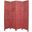 Homeroots Red Wood Screen 274884