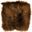 Homeroots Rusty Brisa Sheepskin Square Chair Pad