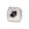 Homeroots Spotted Sheepskin Square Chair Pad 294264