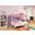 Homeroots Twin Over Full Purple Metal Tube Bunk Bed 286575