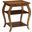 Homeroots Walnut Solid Wood Leg End Table