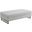 Homeroots White Ottoman