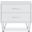 Homeroots White Particle Board Nightstand 286439