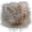 Homeroots White Sheepskin Square Chair Pad