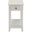 Homeroots White Wood Veneer Side Table 286317