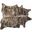 Homeroots Zebu Cowhide Rug