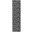 Horizon 2' x 6' Indoor Outdoor Modern Rug In Black