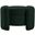 Horizon Boucle Fabric Ottoman In Green