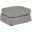 Horizon Gray Slipcovered Ottoman