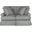Horizon Gray T-Cushion Slipcovered Loveseat