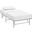 Horizon Gray Twin Stainless Steel Bed Frame