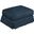 Horizon Navy Blue Slipcovered Ottoman