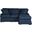 Horizon Navy Slipcovered Sleeper Sofa with Reversible Chaise