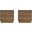 Horizon Nightstand Set of 2 In Maple