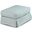 Horizon Ocean Blue Slipcovered Ottoman