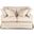 Horizon Tan T-Cushion Slipcovered Loveseat