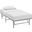 Horizon Twin Stainless Steel Bed Frame In Silver