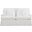 Horizon Warm White T-Cushion Slipcovered Loveseat