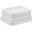 Horizon White Slipcovered Ottoman