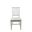 Hudson Dining Chair In White Wash