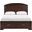 Hudson Queen Platform Bed with Footboard Storage In Cherry