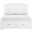 Hudson Queen Platform Bed with Footboard Storage In White